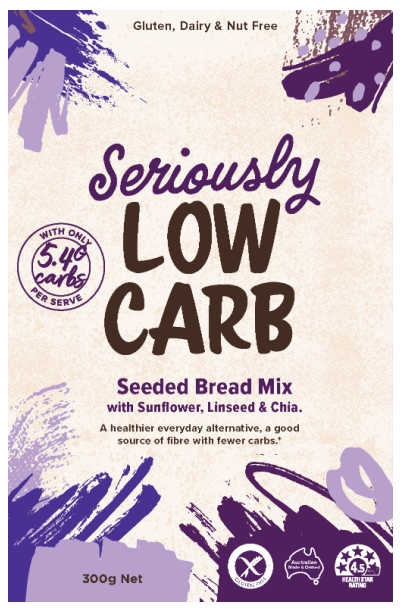 Well & Good Seriously Low Carb - Seeded Bread Mix (300g)