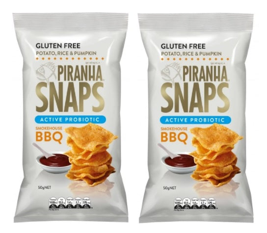 Piranha SNAPS Smokehouse BBQ (2 x 50g)