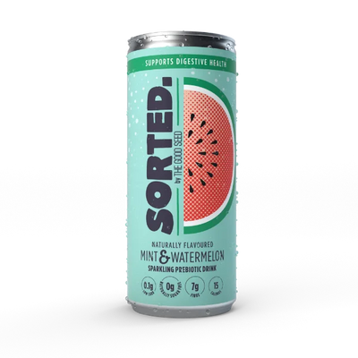 Sorted Sparkling Prebiotic Drink - Mint & Watermelon (250ml)
