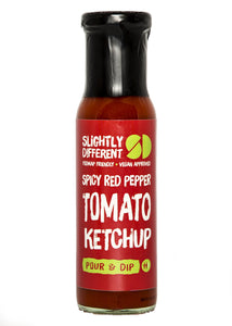 Slightly Different Foods Spicy Red Pepper Tomato Ketchup (250g) - BBD 08/04/2023