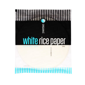 Spiral Organic White Rice Paper (200g)