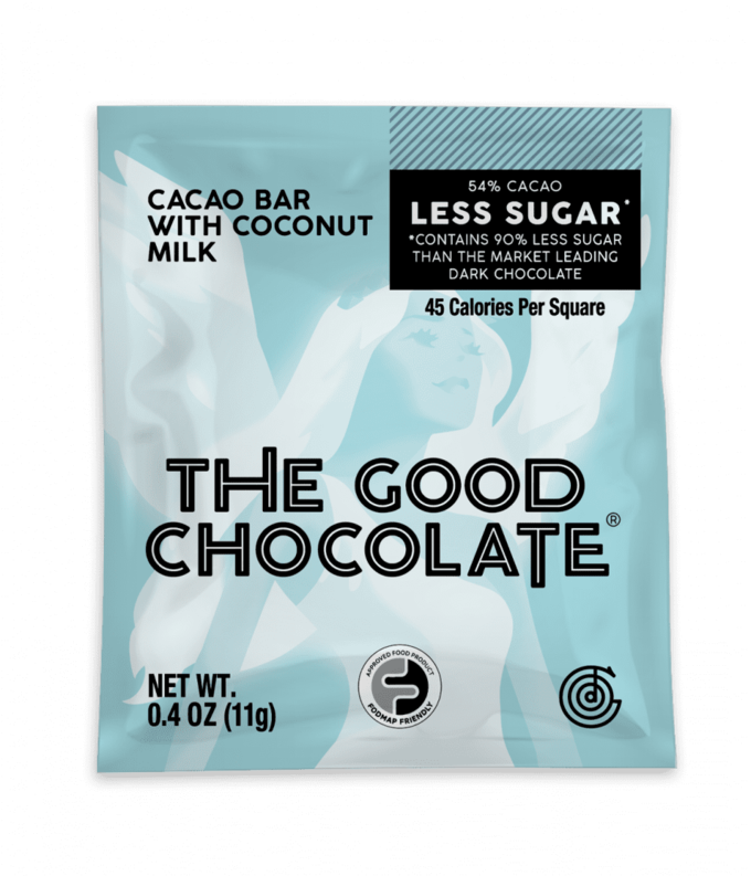 The Good Chocolate Coconut Milk Vegan Cacao Bar Square (11g)