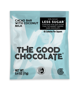 The Good Chocolate Coconut Milk Vegan Cacao Bar Square (11g)