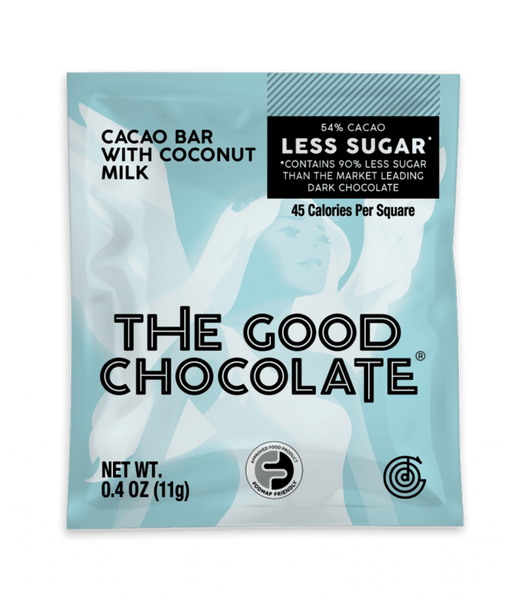 The Good Chocolate Coconut Milk Vegan Cacao Bar Square (11g)