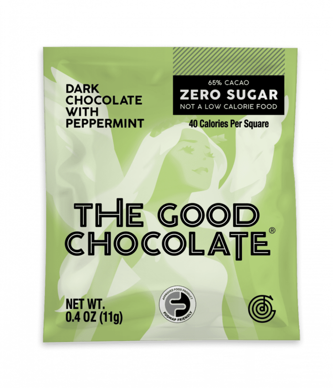 The Good Chocolate Mint Chocolate Square (11g)