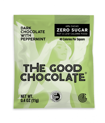 The Good Chocolate Mint Chocolate Square (11g)