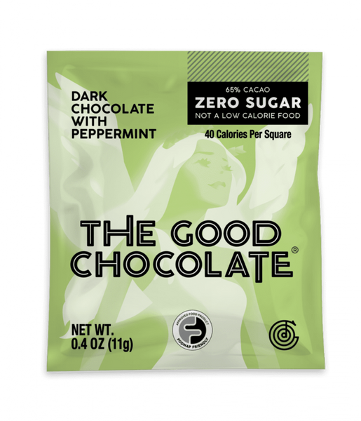 The Good Chocolate Mint Chocolate Square (11g)