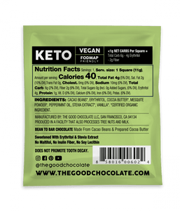 The Good Chocolate Mint Chocolate Square (11g)