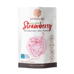 Noisy Guts Superflora - Aussie Summer Strawberry (500g)