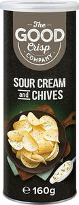 The Good Crisp Co. Sour Cream & Chives Stacked Chips (160g)
