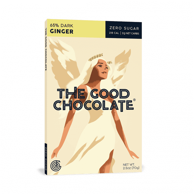 The Good Chocolate Ginger Chocolate Bar (70 g)