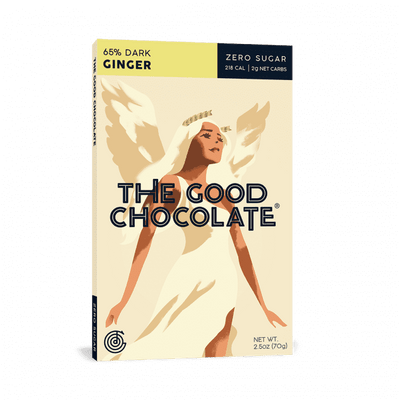The Good Chocolate Ginger Chocolate Bar (70 g)