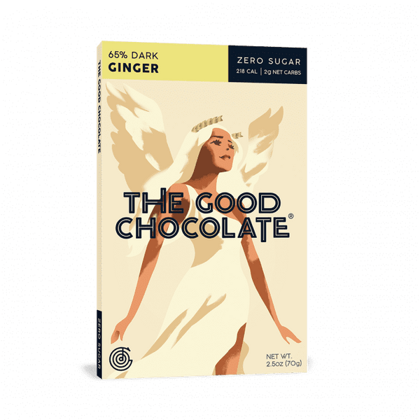 The Good Chocolate Ginger Chocolate Bar (70 g)