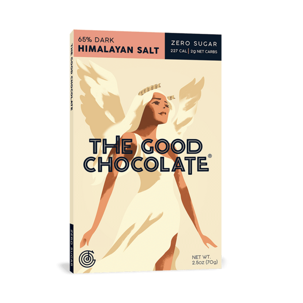 The Good Chocolate Himalayan Salt Chocolate Bar (70 g)