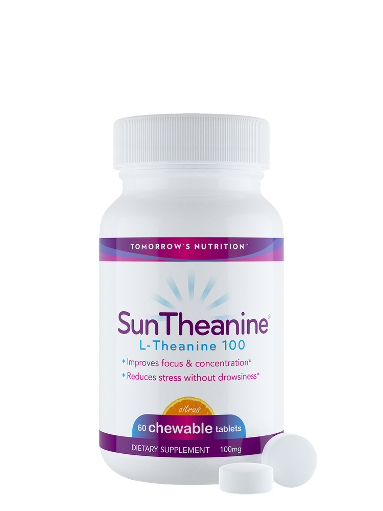 Suntheanine Chewables (60 Tablets) - Contains Xylitol*
