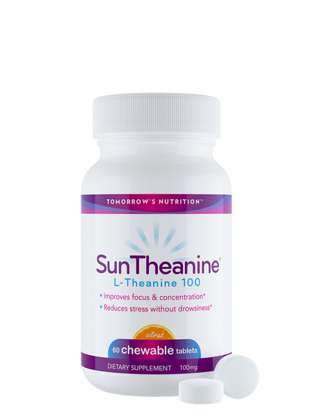 Suntheanine Chewables (60 Tablets) - Contains Xylitol*