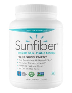 Tomorrow's Nutrition Sunfiber Partially Hydrolysed Guar Gum PHGG Bulk Size - 90 Days, 3 Month Supply (630g)