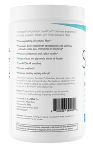 Tomorrow's Nutrition Sunfiber - 30 Day Supply (210g) - Preorder for mid/late February