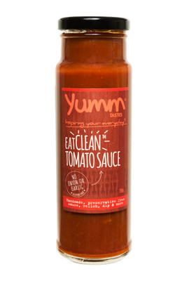 Yumm Tastes EatClean Tomato Sauce (No Garlic, No Onion) 250g