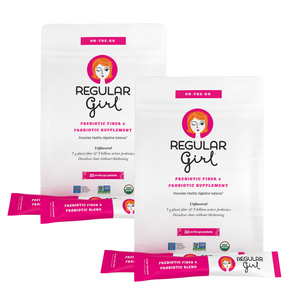 Regular Girl® On The Go Partially Hydrolysed Guar Gum PHGG + Probiotics - 2 Month Supply (60 Days) - Preorder for mid/late February