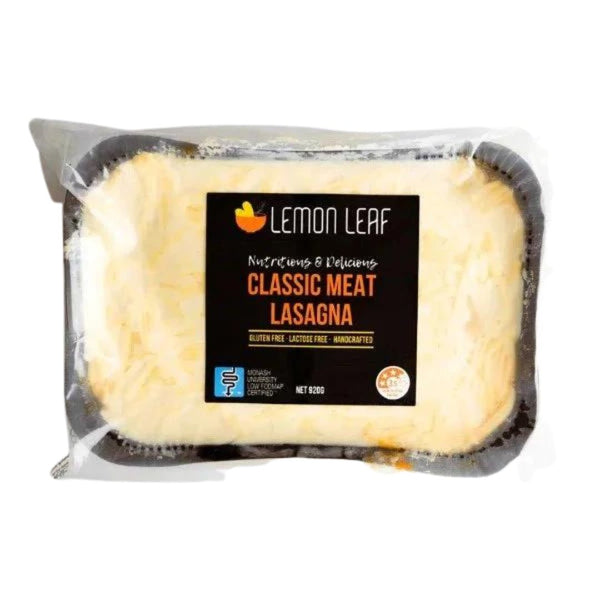 Lemon Leaf Foods Lasagne, Classic Meat (920g) - FROZEN PRODUCT