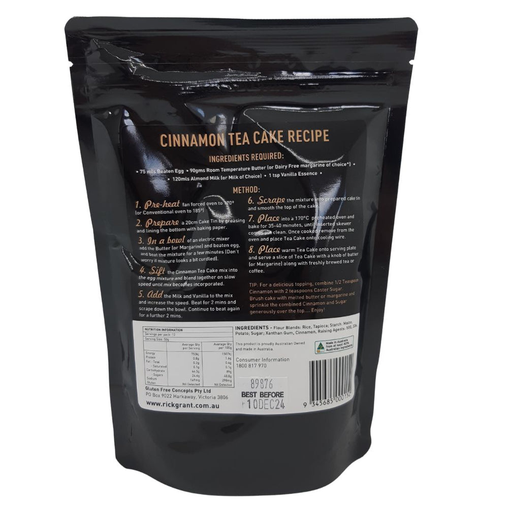 Rick Grant's Cinnamon Tea Cake Mix (430g)