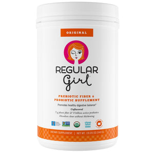 Regular Girl® Original Powder Partially Hydrolysed Guar Gum PHGG + Probiotics - 90 Day Supply (540g) - Preorder for mid/late February