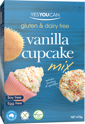 YesYouCan Vanilla Cupcake Mix (470g)