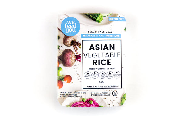 We Feed You Asian Vegetables with Brown Rice & Vietnamese Mint - FROZEN PRODUCT, DELIVERY ONLY
