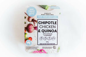 We Feed You Smokey Chipotle Chicken with Quinoa, Capsicum & Coriander - FROZEN PRODUCT - DELIVERY ONLY