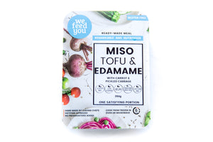 We Feed You Miso Tofu & Edamame with Carrot & Pickled Cabbage - FROZEN PRODUCT - DELIVERY ONLY