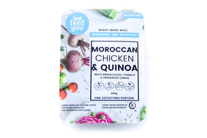 We Feed You Moroccan Chicken with Quinoa, Green Olives, Tomato Lemon - FROZEN PRODUCT - DELIVERY ONLY