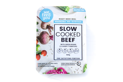 We Feed You Slow Cooked Beef with Green Beans & Cherry Tomatoes - FROZEN PRODUCT - DELIVERY ONLY