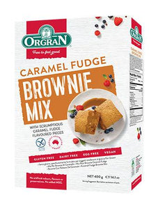 Orgran Caramel Fudge Brownie Mix (400g)