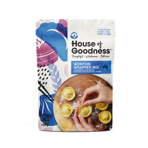 House of Goodness Gluten Free Wonton Wrapper Mix (300g)