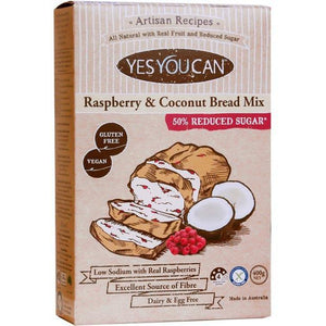 YesYouCan Raspberry & Coconut Bread Mix (450g)