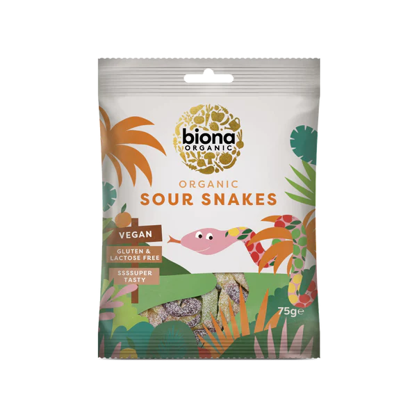 Biona Sour Snakes (75g)