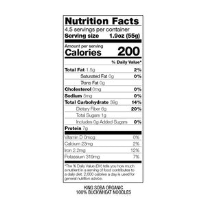 King Soba Buckwheat Noodles (250g)