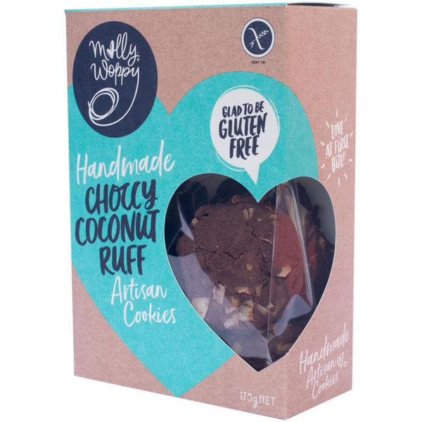 Molly Woppy Artisan Cookies Choccy Coconut Ruff (175g)