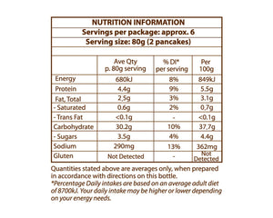 YesYouCan Buckwheat Pancake Mix (280g)