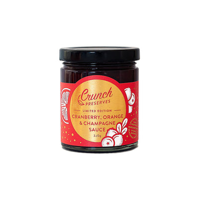 Crunch Preserves Cranberry, Orange & Champagne Sauce (220g)