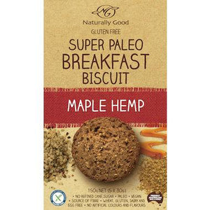 Naturally Good Super Paleo Breakfast Biscuit Maple Hemp (150g)