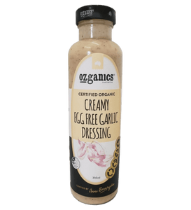 Ozganics Creamy Egg Free Garlic Dressing 350ml