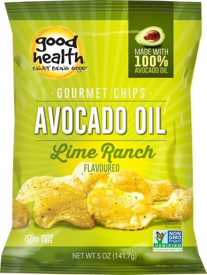 Good Health Snacks Avocado Oil Potato Chips Lime Ranch (142g)