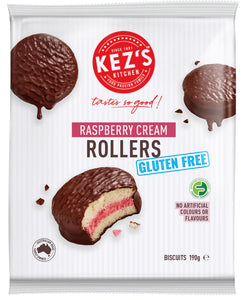 Kez's Kitchen Raspberry Cream Rollers (190g)