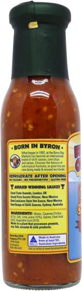 Byron Bay Chilli Co. Red Cayenne Chilli Sauce with Cumin & Lime (250ml)