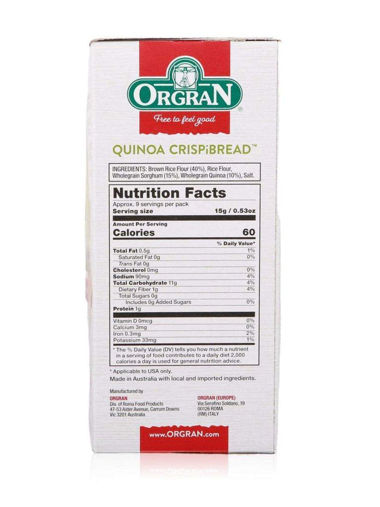 Orgran Quinoa Crispibread (125g)