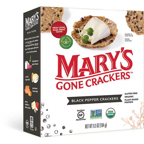 Mary's Gone Crackers - Black Pepper Crackers (184g)
