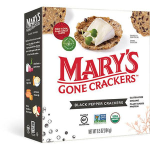 Mary's Gone Crackers - Black Pepper Crackers (184g)