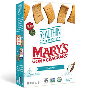 Mary's Gone Crackers Real Thin Crackers - Sea Salt (142g)